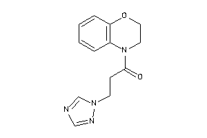 1-(2,3-dihydro-1,4-benzoxazin-4-yl)-3-(1,2,4-triazol-1-yl)propan-1-one