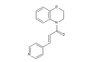 1-(2,3-dihydro-1,4-benzoxazin-4-yl)-3-(4-pyridyl)prop-2-en-1-one