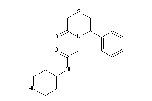 2-(3-keto-5-phenyl-1,4-thiazin-4-yl)-N-(4-piperidyl)acetamide