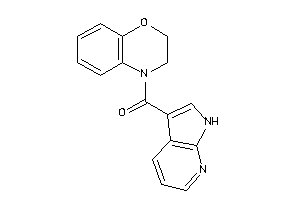 2,3-dihydro-1,4-benzoxazin-4-yl(1H-pyrrolo[2,3-b]pyridin-3-yl)methanone