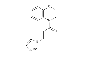 1-(2,3-dihydro-1,4-benzoxazin-4-yl)-3-imidazol-1-yl-propan-1-one