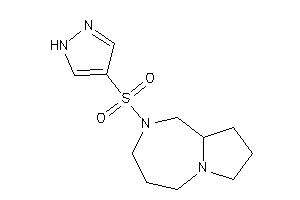 2-(1H-pyrazol-4-ylsulfonyl)-1,3,4,5,7,8,9,9a-octahydropyrrolo[1,2-a][1,4]diazepine