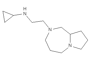 2-(1,3,4,5,7,8,9,9a-octahydropyrrolo[1,2-a][1,4]diazepin-2-yl)ethyl-cyclopropyl-amine