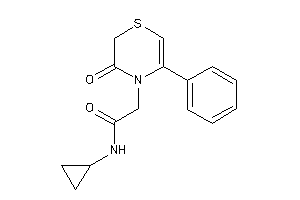 N-cyclopropyl-2-(3-keto-5-phenyl-1,4-thiazin-4-yl)acetamide