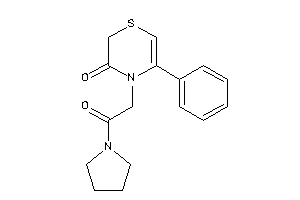 4-(2-keto-2-pyrrolidino-ethyl)-5-phenyl-1,4-thiazin-3-one