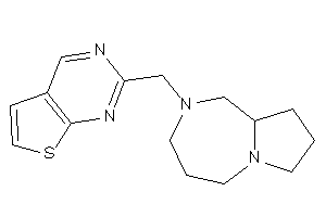 2-(1,3,4,5,7,8,9,9a-octahydropyrrolo[1,2-a][1,4]diazepin-2-ylmethyl)thieno[2,3-d]pyrimidine