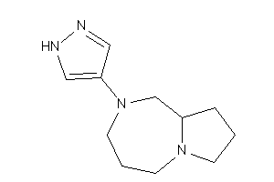 2-(1H-pyrazol-4-yl)-1,3,4,5,7,8,9,9a-octahydropyrrolo[1,2-a][1,4]diazepine