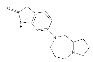 6-(1,3,4,5,7,8,9,9a-octahydropyrrolo[1,2-a][1,4]diazepin-2-yl)oxindole