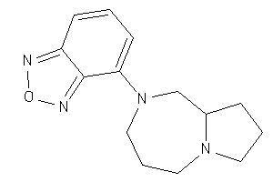 4-(1,3,4,5,7,8,9,9a-octahydropyrrolo[1,2-a][1,4]diazepin-2-yl)benzofurazan