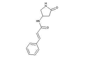 N-(5-ketopyrrolidin-3-yl)-3-phenyl-acrylamide