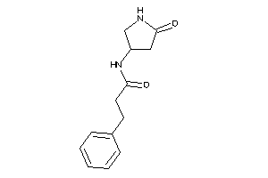 N-(5-ketopyrrolidin-3-yl)-3-phenyl-propionamide