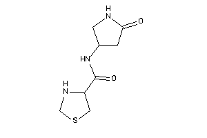 N-(5-ketopyrrolidin-3-yl)thiazolidine-4-carboxamide