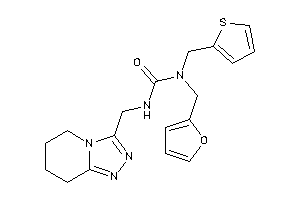 1-(2-furfuryl)-3-(5,6,7,8-tetrahydro-[1,2,4]triazolo[4,3-a]pyridin-3-ylmethyl)-1-(2-thenyl)urea