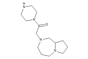 2-(1,3,4,5,7,8,9,9a-octahydropyrrolo[1,2-a][1,4]diazepin-2-yl)-1-piperazino-ethanone