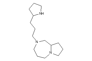 2-(3-pyrrolidin-2-ylpropyl)-1,3,4,5,7,8,9,9a-octahydropyrrolo[1,2-a][1,4]diazepine