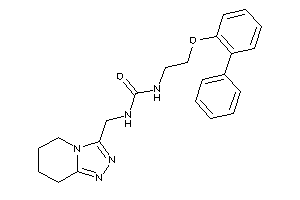 1-[2-(2-phenylphenoxy)ethyl]-3-(5,6,7,8-tetrahydro-[1,2,4]triazolo[4,3-a]pyridin-3-ylmethyl)urea