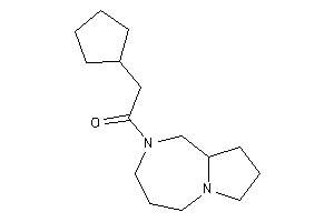 1-(1,3,4,5,7,8,9,9a-octahydropyrrolo[1,2-a][1,4]diazepin-2-yl)-2-cyclopentyl-ethanone