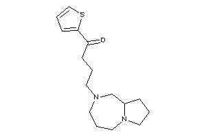 4-(1,3,4,5,7,8,9,9a-octahydropyrrolo[1,2-a][1,4]diazepin-2-yl)-1-(2-thienyl)butan-1-one