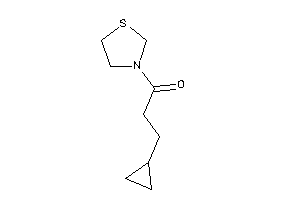 3-cyclopropyl-1-thiazolidin-3-yl-propan-1-one