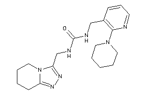 1-[(2-piperidino-3-pyridyl)methyl]-3-(5,6,7,8-tetrahydro-[1,2,4]triazolo[4,3-a]pyridin-3-ylmethyl)urea