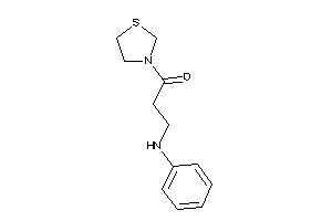 3-anilino-1-thiazolidin-3-yl-propan-1-one