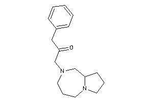 1-(1,3,4,5,7,8,9,9a-octahydropyrrolo[1,2-a][1,4]diazepin-2-yl)-3-phenyl-acetone