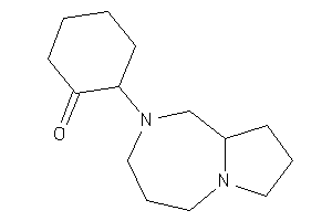 Image of 2-(1,3,4,5,7,8,9,9a-octahydropyrrolo[1,2-a][1,4]diazepin-2-yl)cyclohexanone
