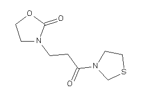 3-(3-keto-3-thiazolidin-3-yl-propyl)oxazolidin-2-one