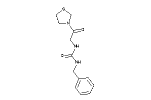 1-benzyl-3-(2-keto-2-thiazolidin-3-yl-ethyl)urea