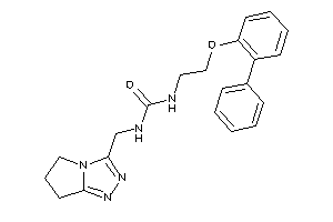 1-(6,7-dihydro-5H-pyrrolo[2,1-c][1,2,4]triazol-3-ylmethyl)-3-[2-(2-phenylphenoxy)ethyl]urea