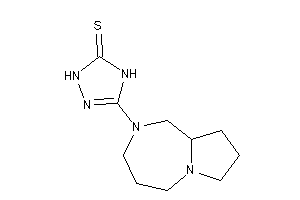 Image of 3-(1,3,4,5,7,8,9,9a-octahydropyrrolo[1,2-a][1,4]diazepin-2-yl)-1,4-dihydro-1,2,4-triazole-5-thione
