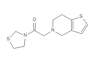 2-(6,7-dihydro-4H-thieno[3,2-c]pyridin-5-yl)-1-thiazolidin-3-yl-ethanone