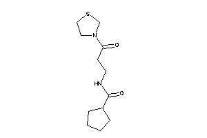 N-(3-keto-3-thiazolidin-3-yl-propyl)cyclopentanecarboxamide