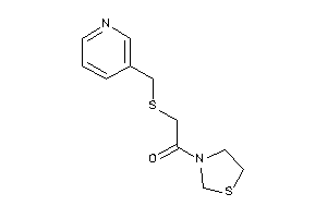 2-(3-pyridylmethylthio)-1-thiazolidin-3-yl-ethanone