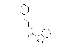 N-(3-morpholinopropyl)-4,5,6,7-tetrahydrobenzothiophene-3-carboxamide