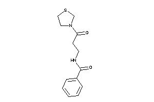 N-(3-keto-3-thiazolidin-3-yl-propyl)benzamide