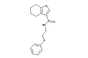 N-(2-phenoxyethyl)-4,5,6,7-tetrahydrobenzothiophene-3-carboxamide