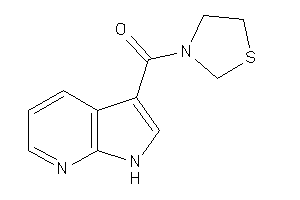 1H-pyrrolo[2,3-b]pyridin-3-yl(thiazolidin-3-yl)methanone