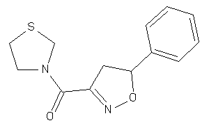 (5-phenyl-2-isoxazolin-3-yl)-thiazolidin-3-yl-methanone