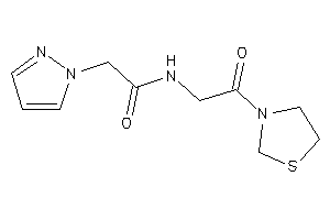 N-(2-keto-2-thiazolidin-3-yl-ethyl)-2-pyrazol-1-yl-acetamide