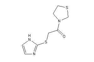 2-(1H-imidazol-2-ylthio)-1-thiazolidin-3-yl-ethanone