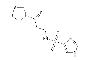 N-(3-keto-3-thiazolidin-3-yl-propyl)-1H-imidazole-4-sulfonamide