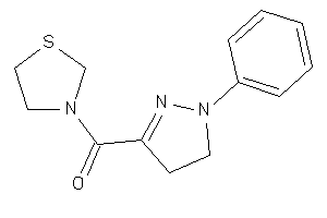 (1-phenyl-2-pyrazolin-3-yl)-thiazolidin-3-yl-methanone