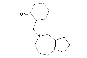 Image of 2-(1,3,4,5,7,8,9,9a-octahydropyrrolo[1,2-a][1,4]diazepin-2-ylmethyl)cyclohexanone