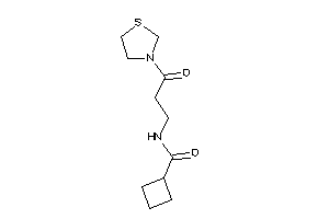 N-(3-keto-3-thiazolidin-3-yl-propyl)cyclobutanecarboxamide