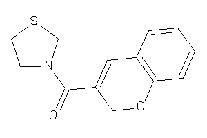 2H-chromen-3-yl(thiazolidin-3-yl)methanone