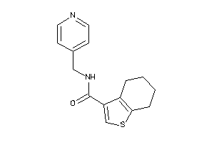 N-(4-pyridylmethyl)-4,5,6,7-tetrahydrobenzothiophene-3-carboxamide