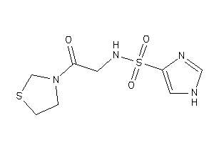 N-(2-keto-2-thiazolidin-3-yl-ethyl)-1H-imidazole-4-sulfonamide