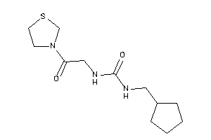 1-(cyclopentylmethyl)-3-(2-keto-2-thiazolidin-3-yl-ethyl)urea