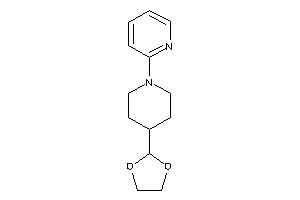 2-[4-(1,3-dioxolan-2-yl)piperidino]pyridine